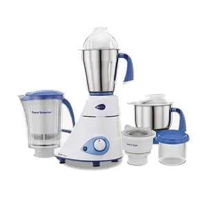 Preethi Blue Leaf Platinum 750 W 4 Jar Mixer (PREBLUELEAFPLAT)
