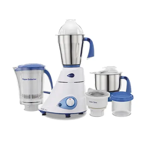 Preethi Blue Leaf Platinum 750 W 4 Jar Mixer (PREBLUELEAFPLAT)