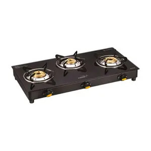 V-Guard Dalía 3B 3 Burner Glass Top Gas Stove (VGUIDALIA3B)