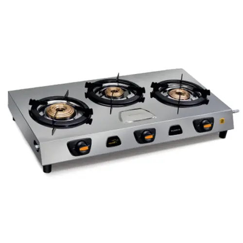 V-Guard Splendid 3B 3 Burner Stainless Steel Gas Stove(VGUSPLENDID3B)