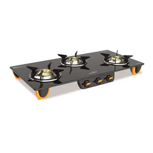 V-Guard Insight 3D 3 Burner Glass Top Gas Stove(VGUINSIGHT3D)