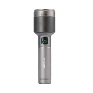Philips Aircraft Aluminium Alloy 24.5cms Zoom LED Rechargeable Flashlight / Torch Light (PHISFL5101)