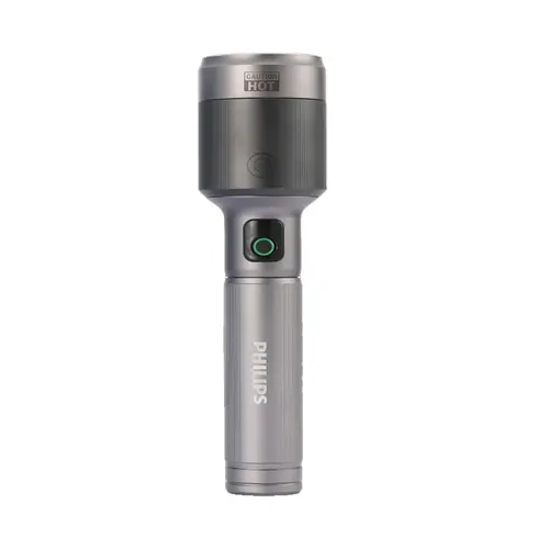 Philips Aircraft Aluminium Alloy 24.5cms Zoom LED Rechargeable Flashlight / Torch Light (PHISFL5101)