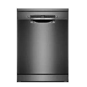 Bosch  60 cm free-standing dishwasher Brushed black steel anti-fingerprint(BOSSMS6HMC00I)